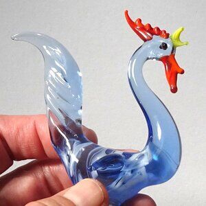 Vintage Glass Rooster